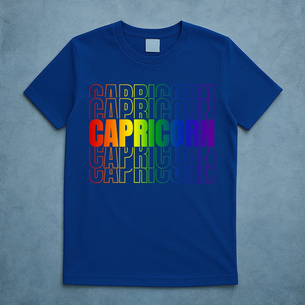 This Lgbtq Pride Zodiac Capricorn Great Gift T-Shirt