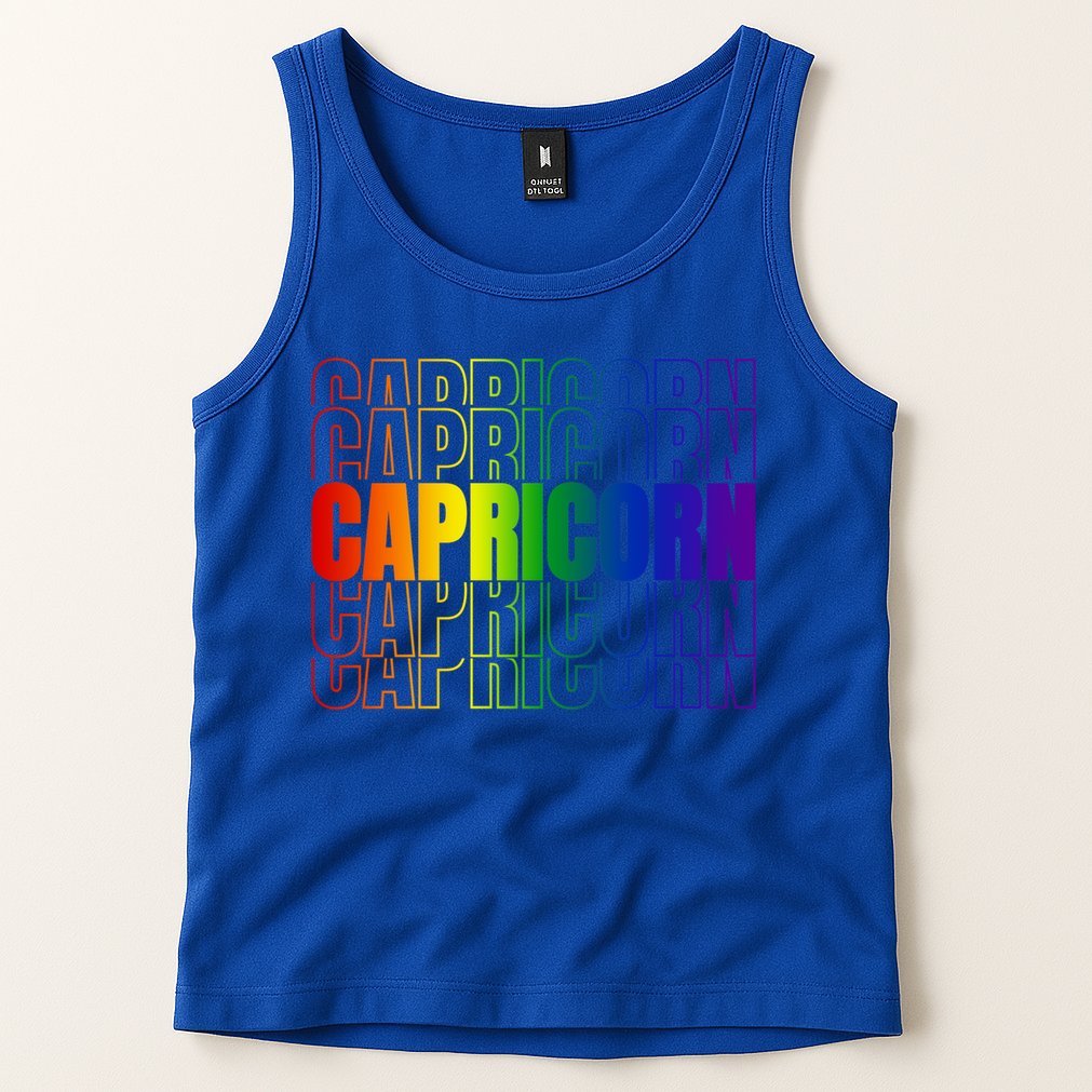 This Lgbtq Pride Zodiac Capricorn Great Gift Tank Top