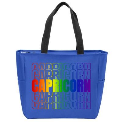 This Lgbtq Pride Zodiac Capricorn Great Gift Zip Tote Bag