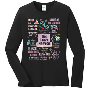 The LabS Prayer Medical Laboratory Scientist Lab Week 2024 Ladies Long Sleeve Shirt