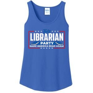 The Librarian Party Make America Read Again Bookworm Books Ladies Essential Tank