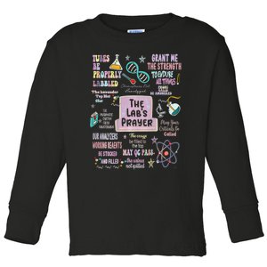 The LabS Prayer Medical Laboratory Scientist Lab Week 2024 Toddler Long Sleeve Shirt