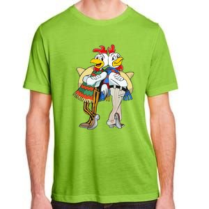 The Los Pollos Cool Vector Design New Adult ChromaSoft Performance T-Shirt