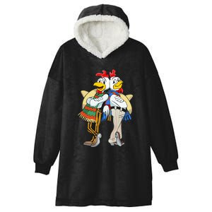 The Los Pollos Cool Vector Design New Hooded Wearable Blanket