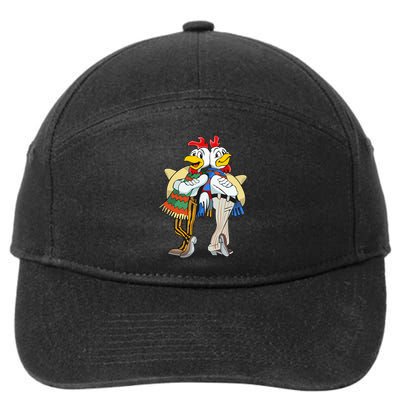 The Los Pollos Cool Vector Design New 7-Panel Snapback Hat