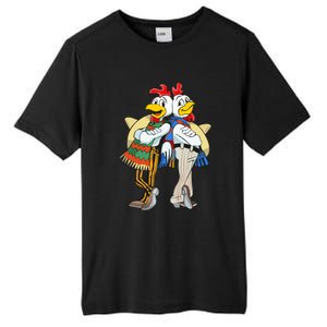 The Los Pollos Cool Vector Design New Tall Fusion ChromaSoft Performance T-Shirt