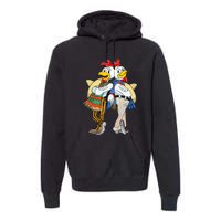 The Los Pollos Cool Vector Design New Premium Hoodie