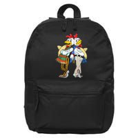 The Los Pollos Cool Vector Design New 16 in Basic Backpack