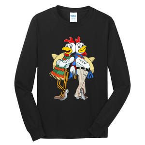 The Los Pollos Cool Vector Design New Tall Long Sleeve T-Shirt