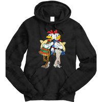 The Los Pollos Cool Vector Design New Tie Dye Hoodie