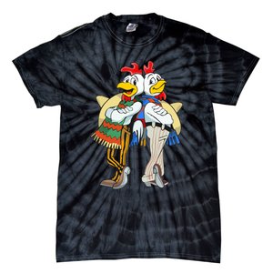 The Los Pollos Cool Vector Design New Tie-Dye T-Shirt