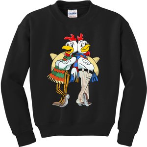 The Los Pollos Cool Vector Design New Kids Sweatshirt