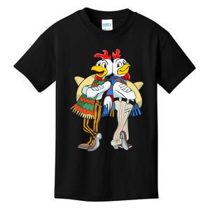 The Los Pollos Cool Vector Design New Kids T-Shirt