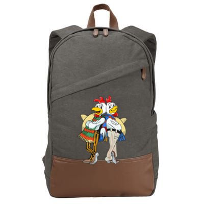 The Los Pollos Cool Vector Design New Cotton Canvas Backpack