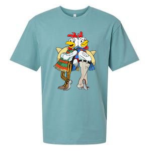 The Los Pollos Cool Vector Design New Sueded Cloud Jersey T-Shirt