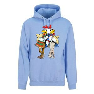 The Los Pollos Cool Vector Design New Unisex Surf Hoodie