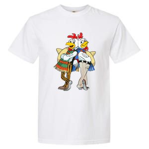 The Los Pollos Cool Vector Design New Garment-Dyed Heavyweight T-Shirt