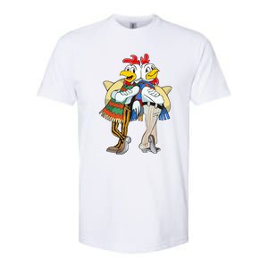 The Los Pollos Cool Vector Design New Softstyle CVC T-Shirt