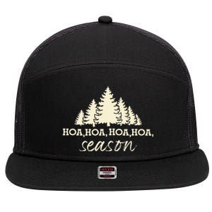 Twilight Lover Pine Forest Hoa Hoa Hoa Hoa Hoa Cozy Season 7 Panel Mesh Trucker Snapback Hat