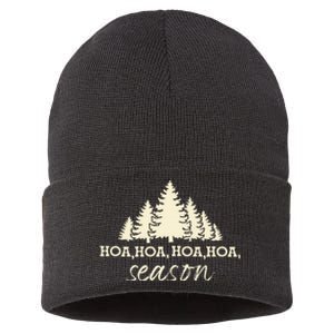 Twilight Lover Pine Forest Hoa Hoa Hoa Hoa Hoa Cozy Season Sustainable Knit Beanie