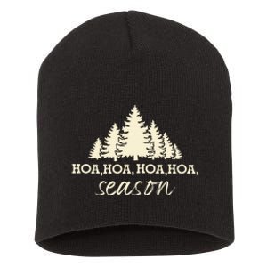 Twilight Lover Pine Forest Hoa Hoa Hoa Hoa Hoa Cozy Season Short Acrylic Beanie