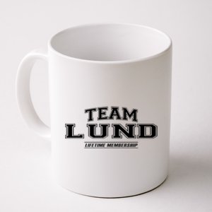 Team Lund Proud Family Surname Last Name Gift Coffee Mug