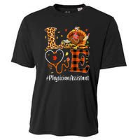 Thanksgiving Love Physician Assistant Leopard Funny Cooling Performance Crew T-Shirt