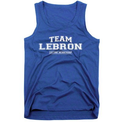 Team Lebron Proud Family Surname Last Name Gift Cute Gift Tank Top