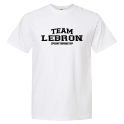 Team Lebron Proud Family Surname Last Name Gift Cute Gift Garment-Dyed Heavyweight T-Shirt