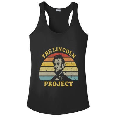 The Lincoln Project Thank You Save The USA Vintage Patriotic Ladies PosiCharge Competitor Racerback Tank