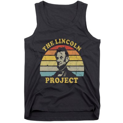 The Lincoln Project Thank You Save The USA Vintage Patriotic Tank Top