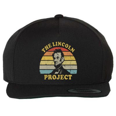 The Lincoln Project Thank You Save The USA Vintage Patriotic Wool Snapback Cap