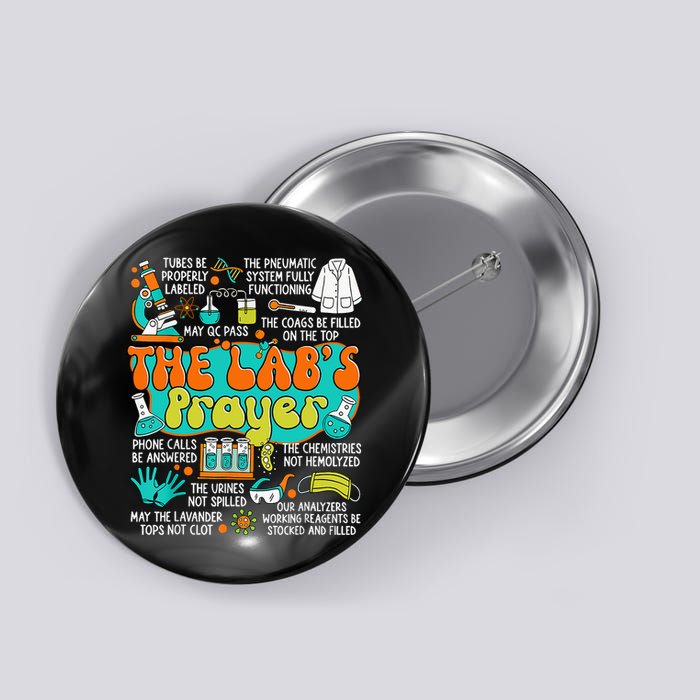 The Lab Prayer Lab Week 2025 Medical Laboratory Scientist Button