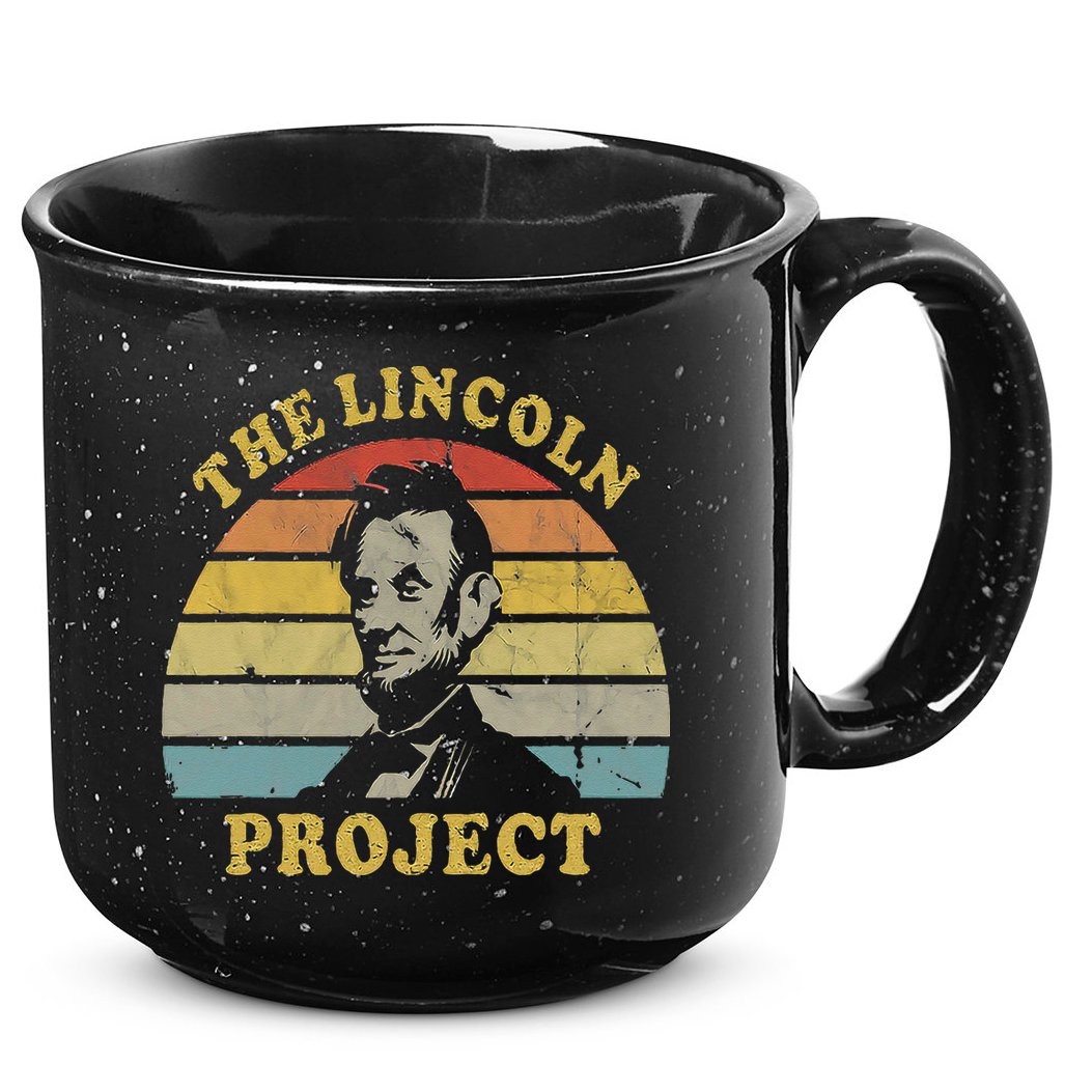 The Lincoln Project Thank You Save The USA Vintage Patriotic 15oz Campfire Ceramic Mug