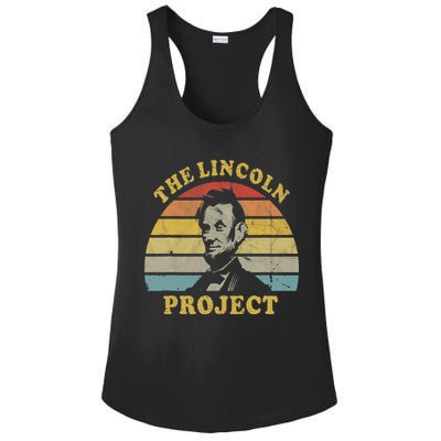 The Lincoln Project Thank You Save The USA Vintage Patriotic Ladies PosiCharge Competitor Racerback Tank