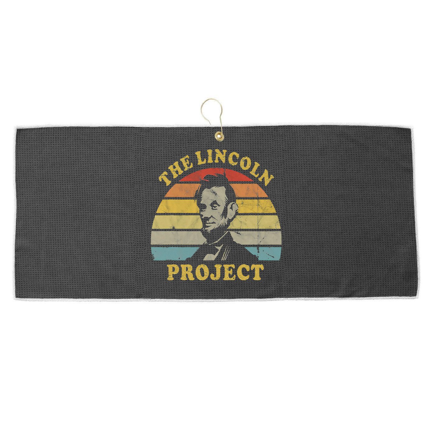 The Lincoln Project Thank You Save The USA Vintage Patriotic Large Microfiber Waffle Golf Towel