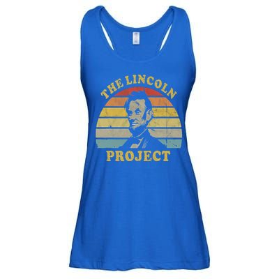 The Lincoln Project Thank You Save The USA Vintage Patriotic Ladies Essential Flowy Tank