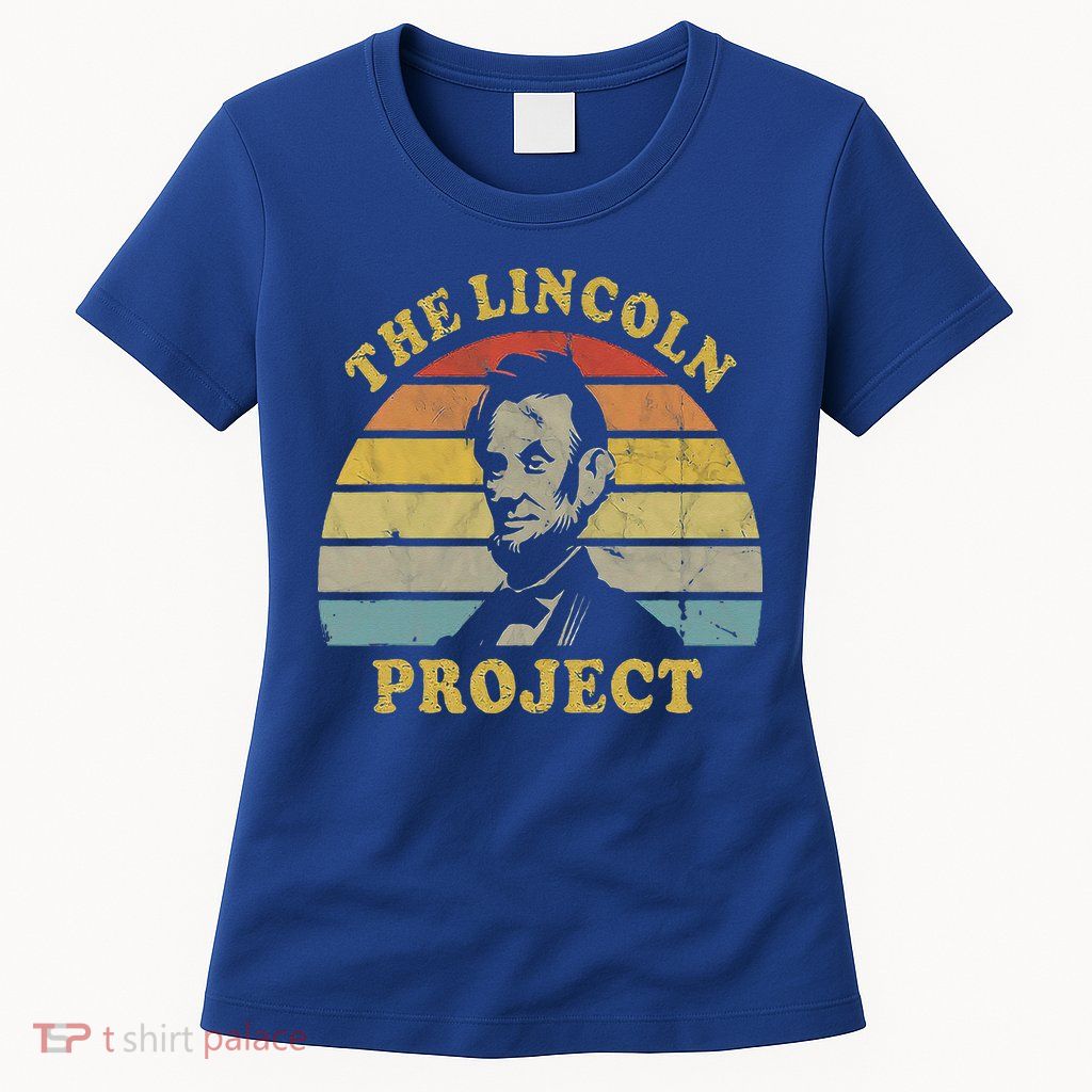 The Lincoln Project Thank You Save The USA Vintage Patriotic Womens T-Shirt