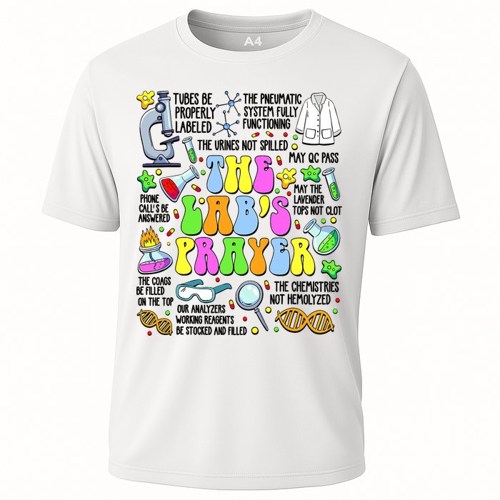 The Lab’s Prayer Lab Week 2025 Laboratory MLS MLT Scientist  Cooling Performance Crew T-Shirt
