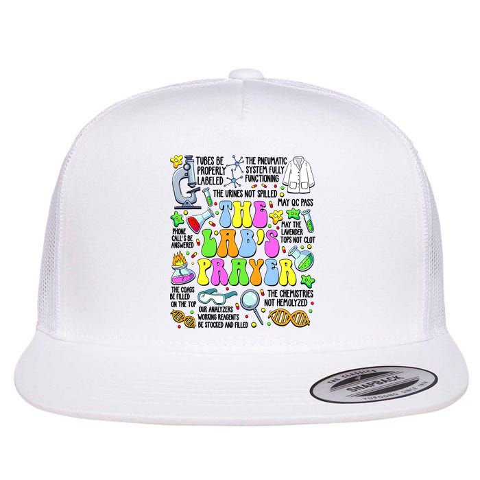 The Lab’s Prayer Lab Week 2025 Laboratory MLS MLT Scientist  Flat Bill Trucker Hat