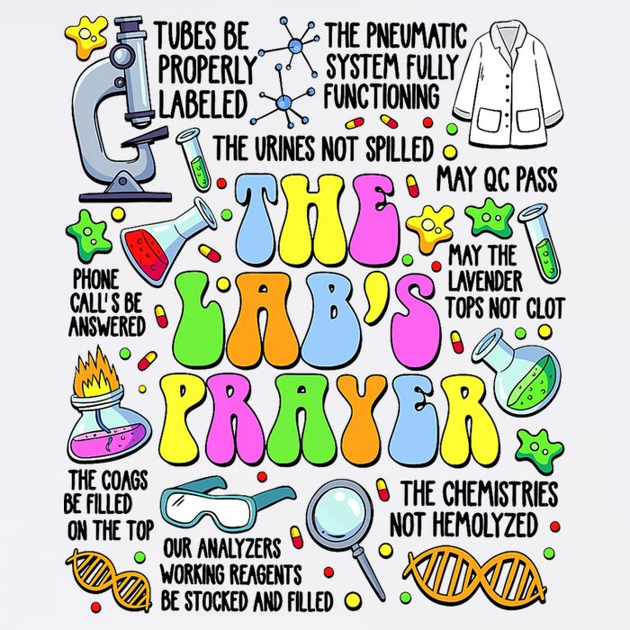 The Lab’s Prayer Lab Week 2025 Laboratory MLS MLT Scientist  Flat Bill Trucker Hat