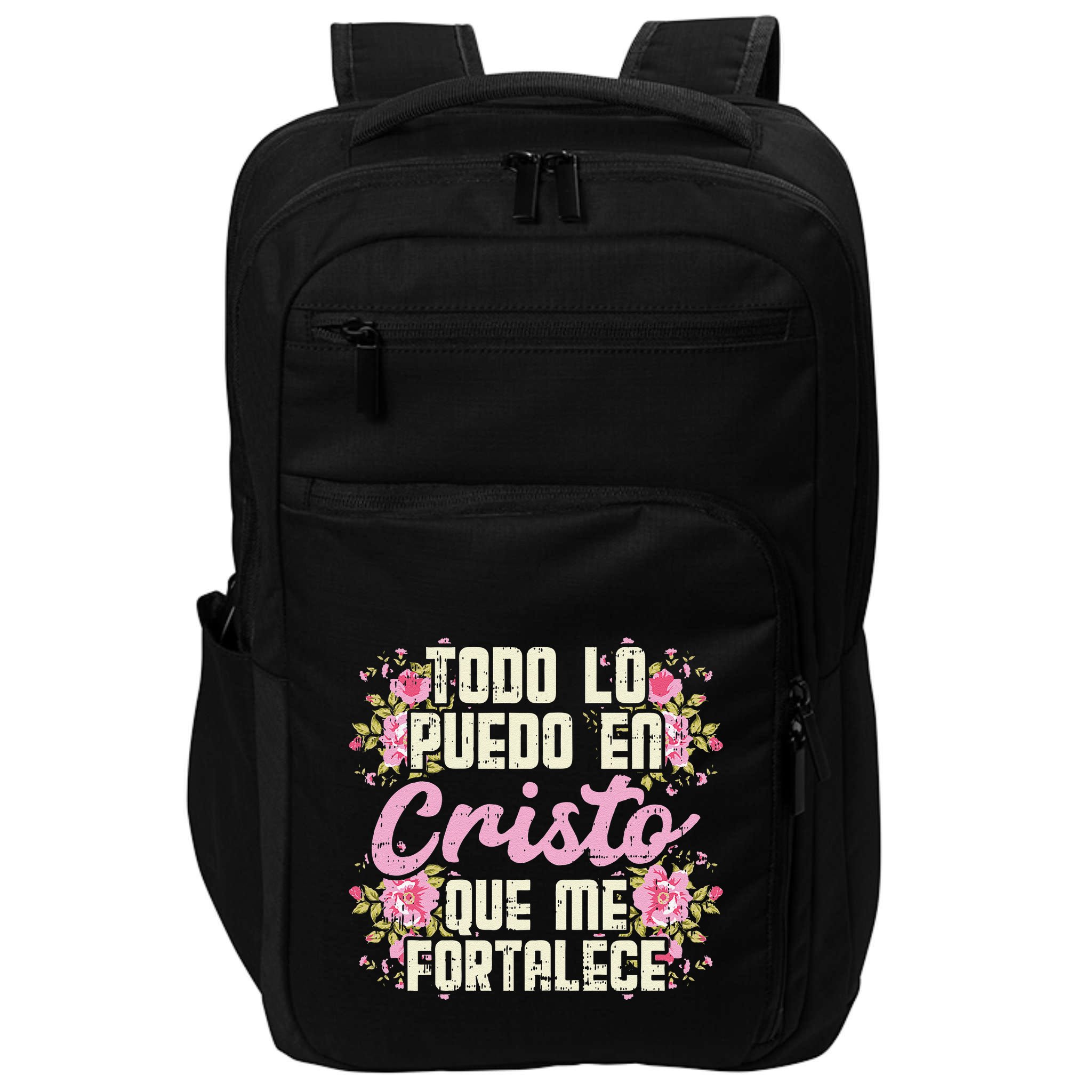 Todo Lo Puedo En Cristo God Jesus Spanish Christian Gift Impact Tech Backpack