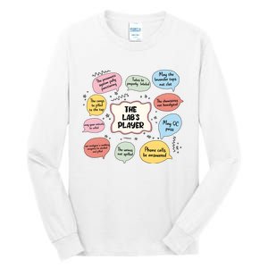 The Lab’S Player Scientist Science Tall Long Sleeve T-Shirt