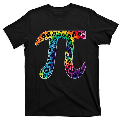 Tg Leopard Plaid Tie Dye Pi Day 3 14 Funny Math Lover T-Shirt