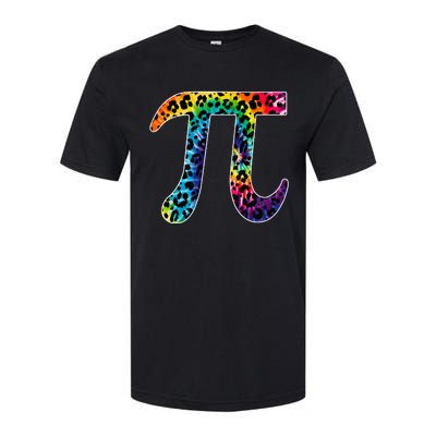 Tg Leopard Plaid Tie Dye Pi Day 3 14 Funny Math Lover Softstyle® CVC T-Shirt