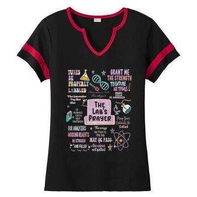 The LabS Prayer Medical Laboratory Scientist Lab Week 2024 Ladies Halftime Notch Neck Tee