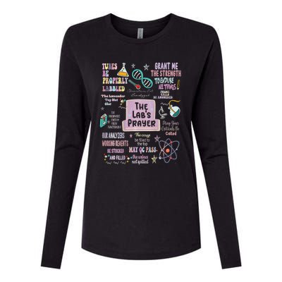 The LabS Prayer Medical Laboratory Scientist Lab Week 2024 Womens Cotton Relaxed Long Sleeve T-Shirt