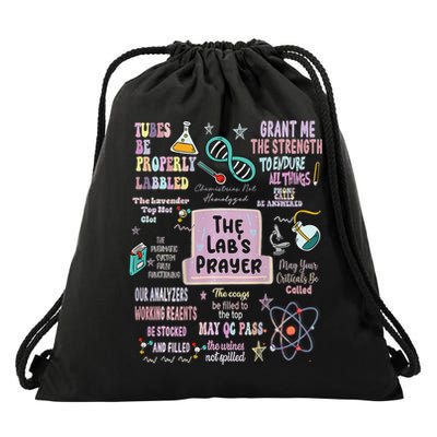 The LabS Prayer Medical Laboratory Scientist Lab Week 2024 Drawstring Bag