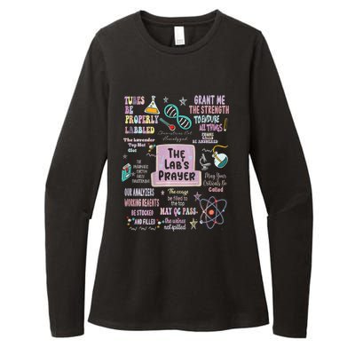 The LabS Prayer Medical Laboratory Scientist Lab Week 2024 Womens CVC Long Sleeve Shirt