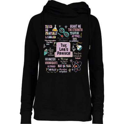 The LabS Prayer Medical Laboratory Scientist Lab Week 2024 Womens Funnel Neck Pullover Hood